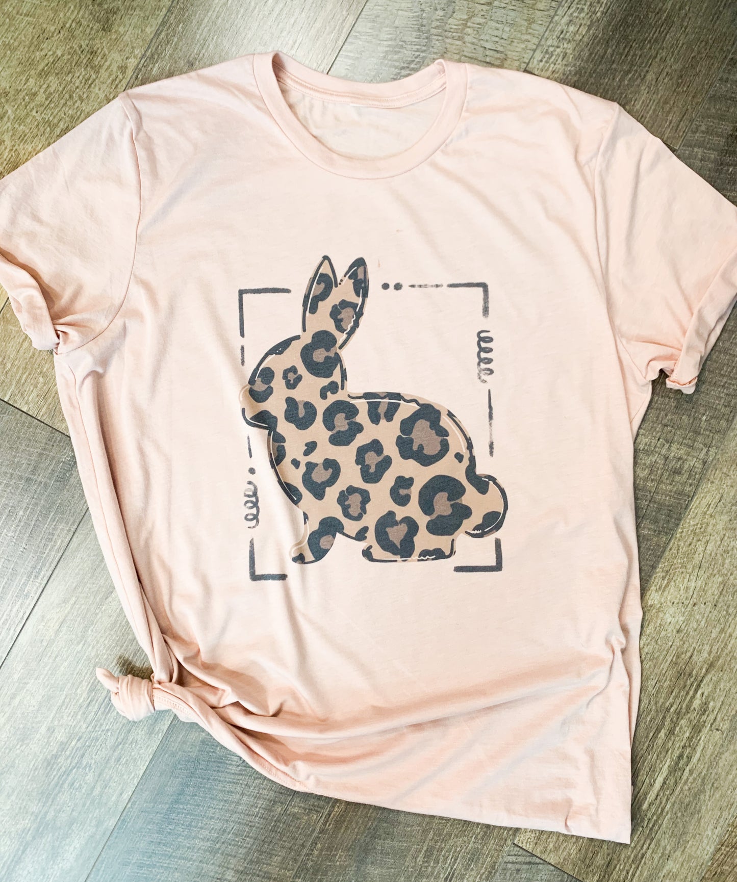 Leopard Bunny Easter Shirt - T-shirt