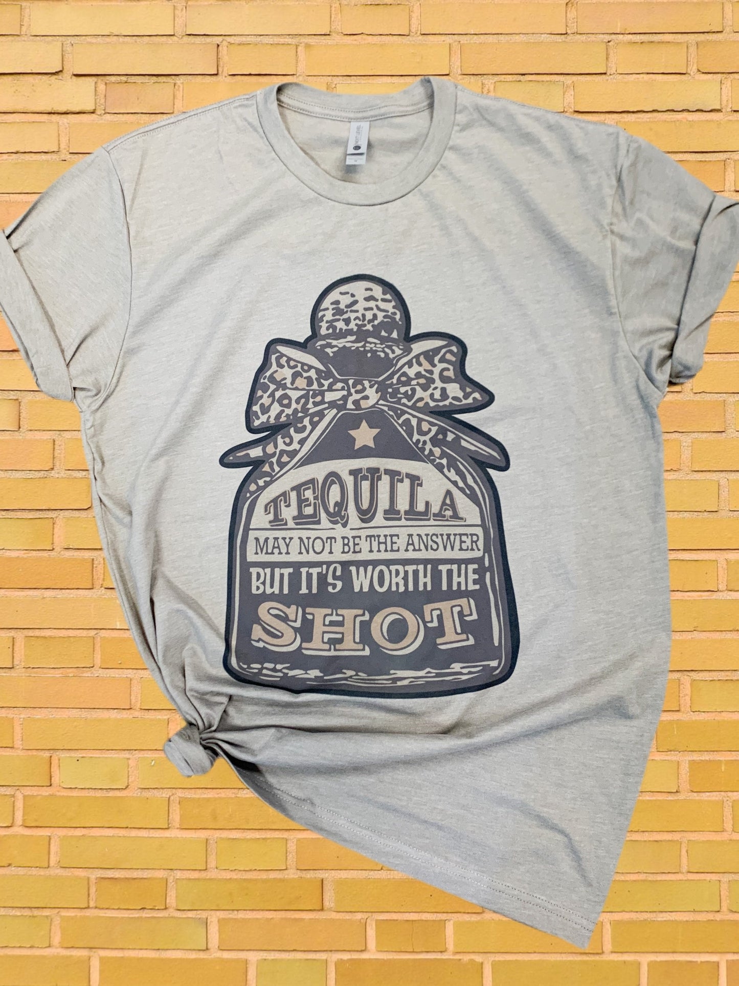 Tequila - It’s Worth the Shot || Permanent Print on Soft T-Shirt