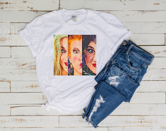 Sanderson Sisters Side By Side || Printed T-Shirt